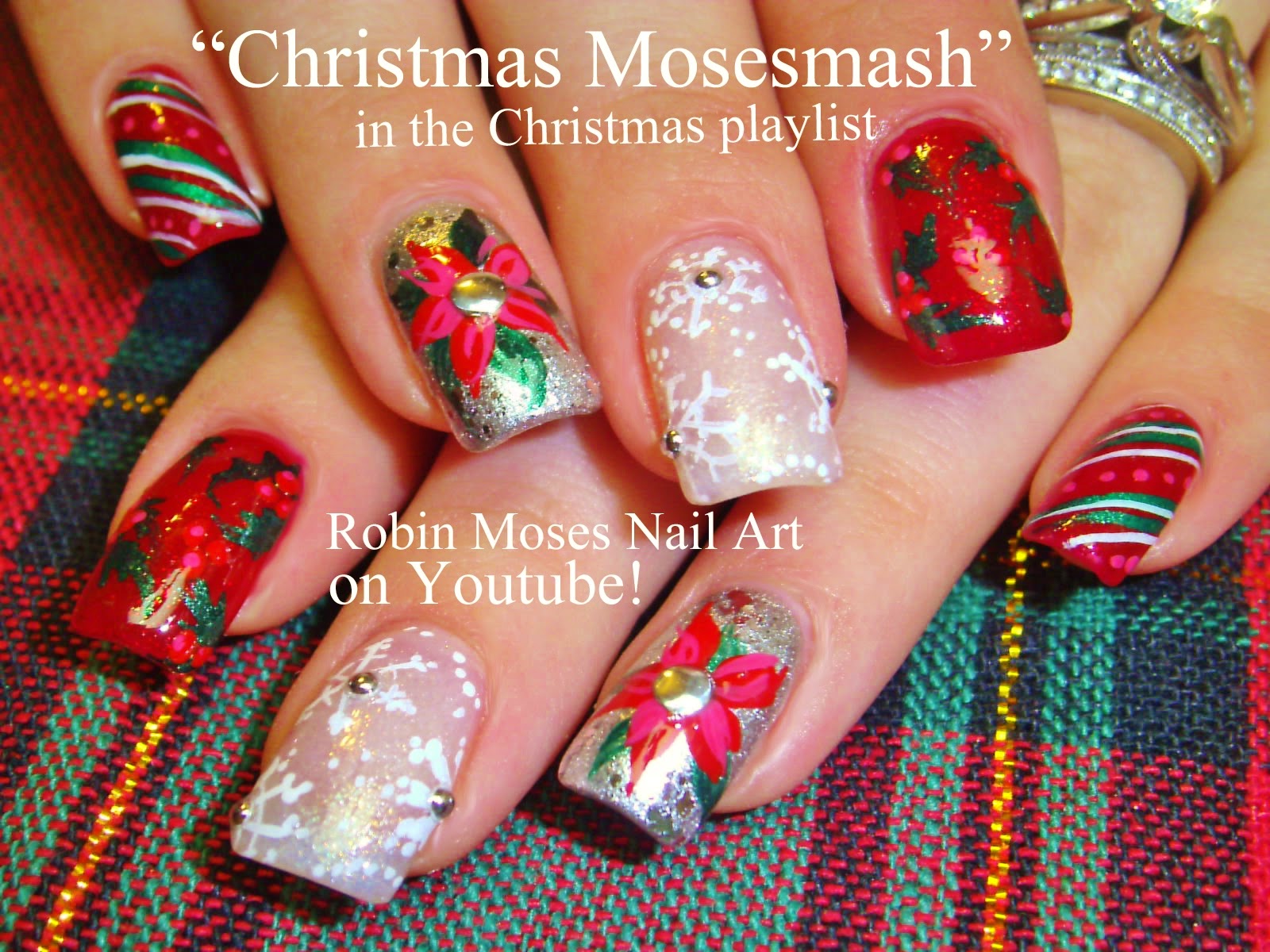 7. 10 Easy Christmas Nail Art Designs - wide 6