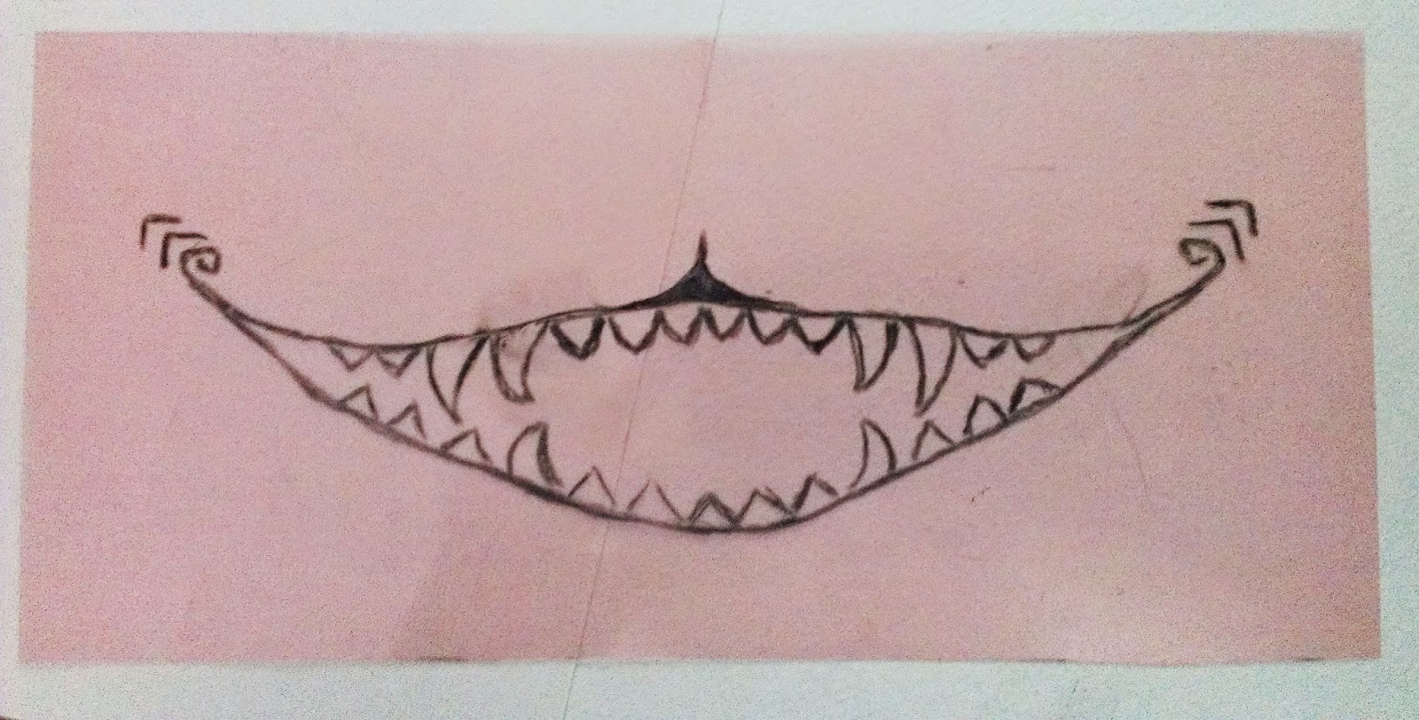 CreepyVel the blog of creepy beauty Cheshire cat mouth stencil for