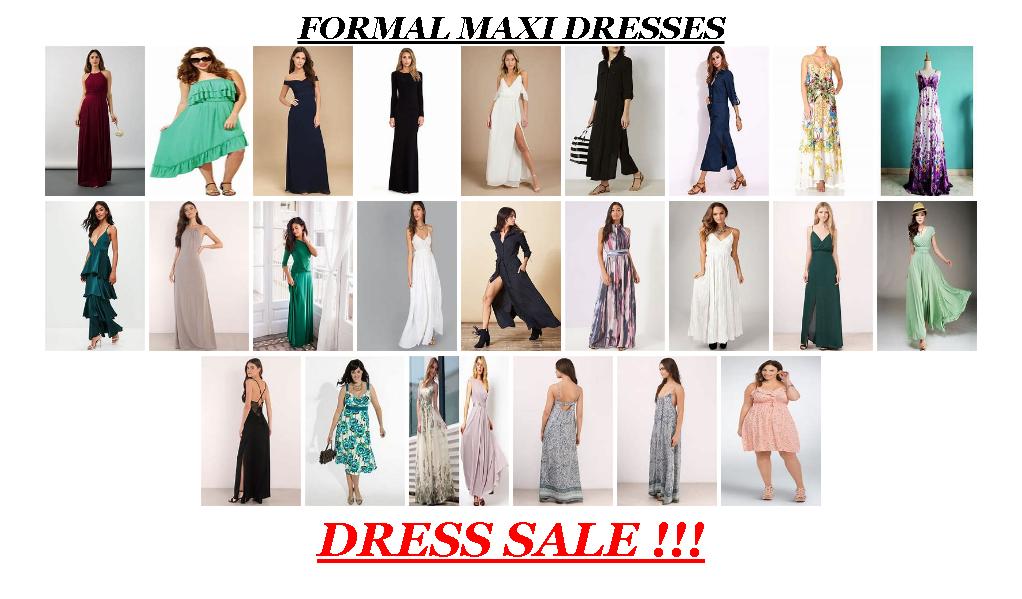 Fall Clothing Sale - Formal Maxi Dresses