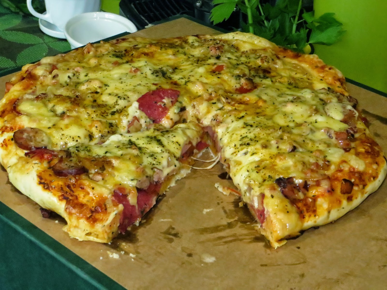 рецепт пиццы с луком и перцем фото 57