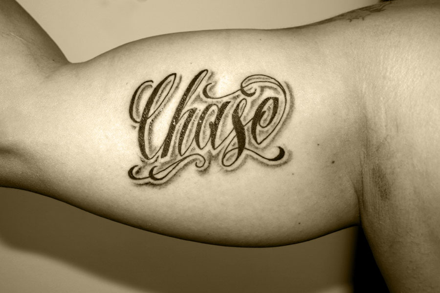 2. Custom Tattoo Lettering Maker - wide 8