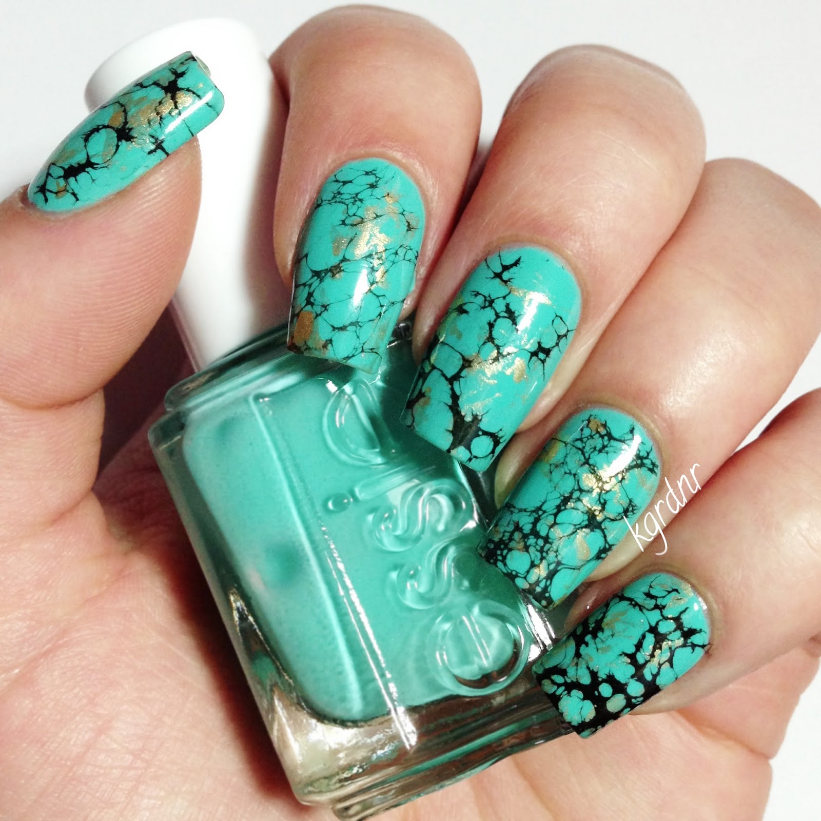Turquoise Nails!