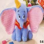 elefante Dumbo amigurumi, elephant Dumbo amigurumi patron gratis elefante Dumboamigurumi, free amigurumi pattern elephant Dumbo