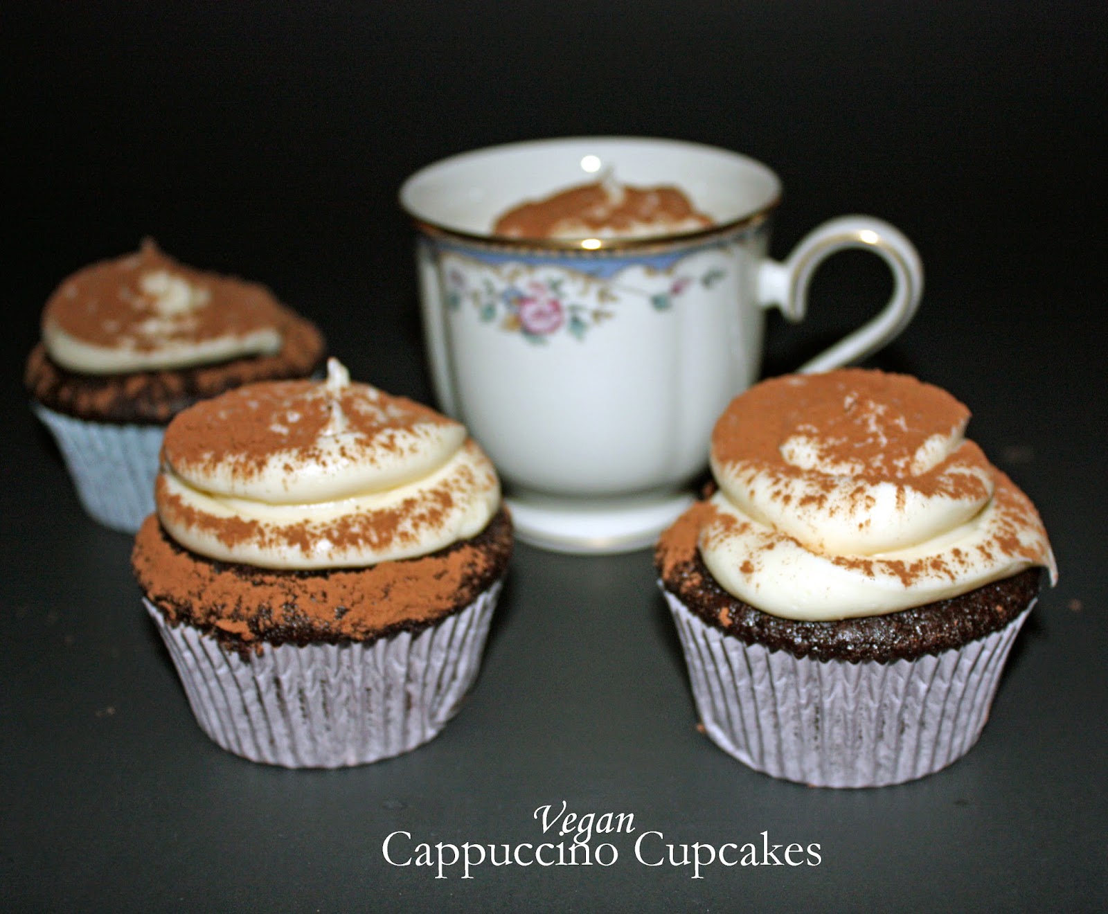 vegan cappuccino cupcakes