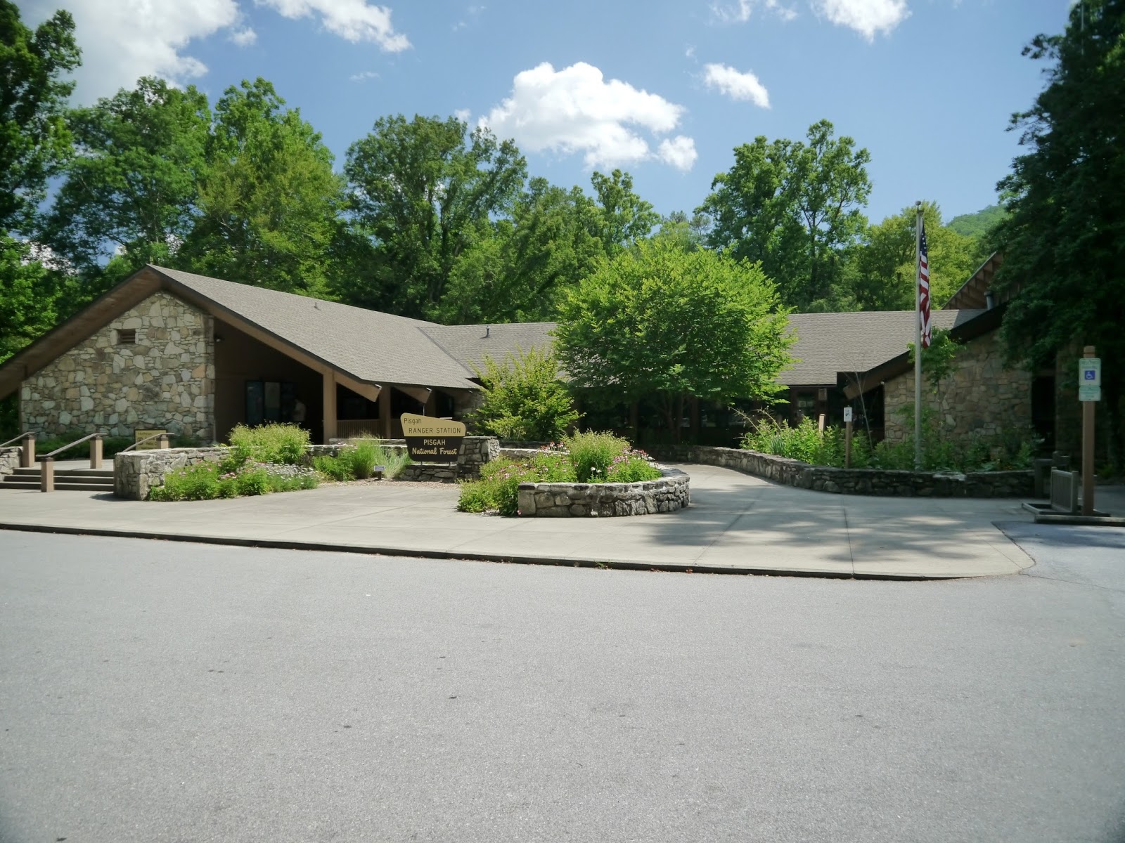 American Travel Journal Visitor Center Pisgah Ranger Station