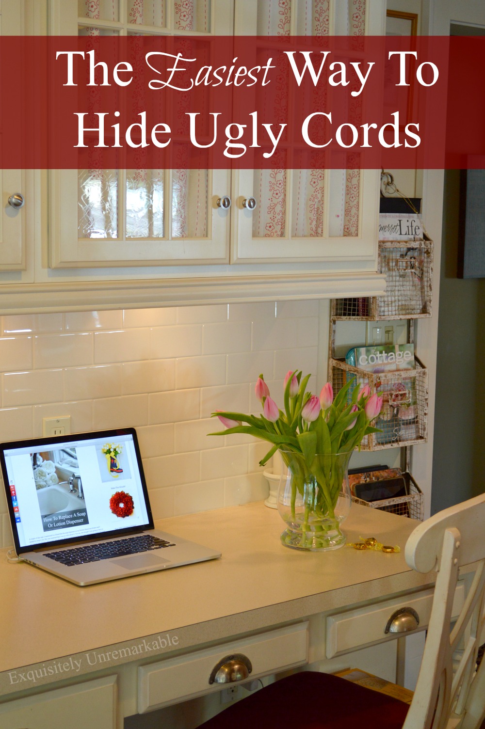 How To Hide Cords With Cable Grommets