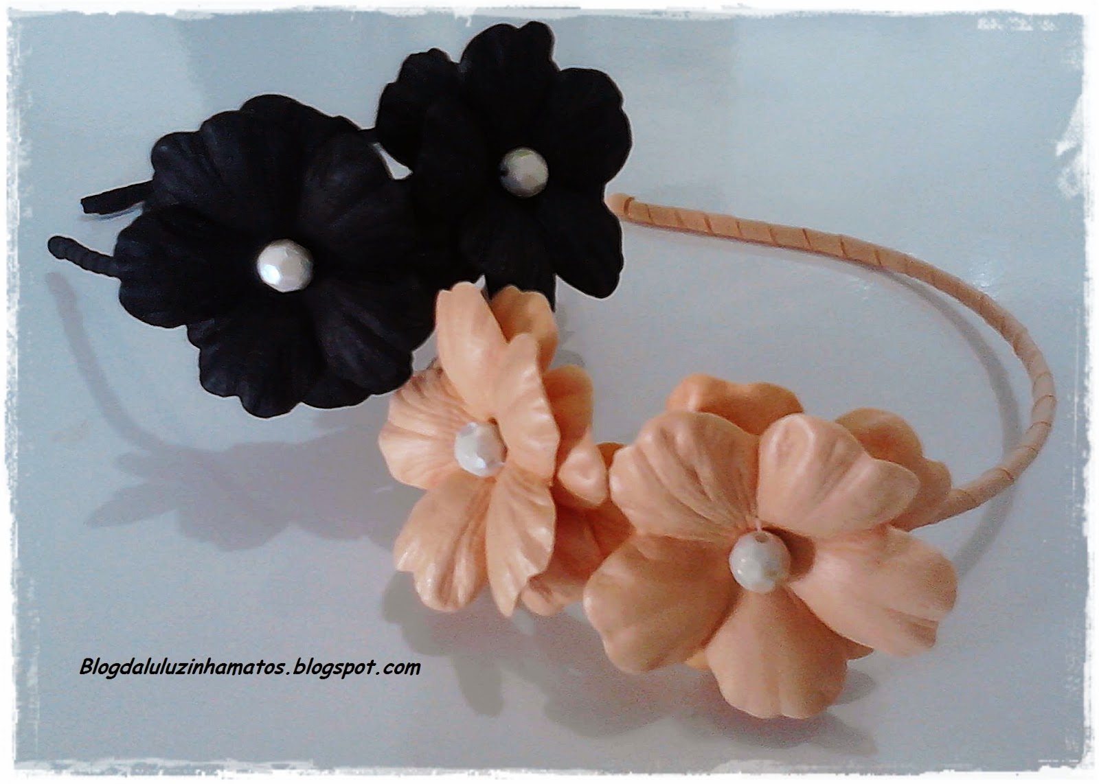 Blog Luana Alves Artesanato em EVA Tiaras de flores em e.v.a Lindas
