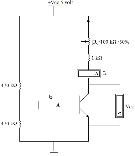 rangkaian karakteristik transistor rangkaian karakteristik transistor