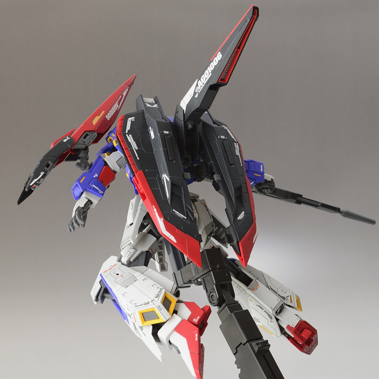 Custom Build: RG 1/144 MSZ-006 Zeta Gundam + Hyper Mega Launcher