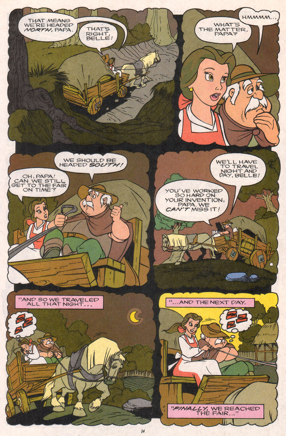 Read online Disney's Beauty and the Beast comic -  Issue #8 - 16