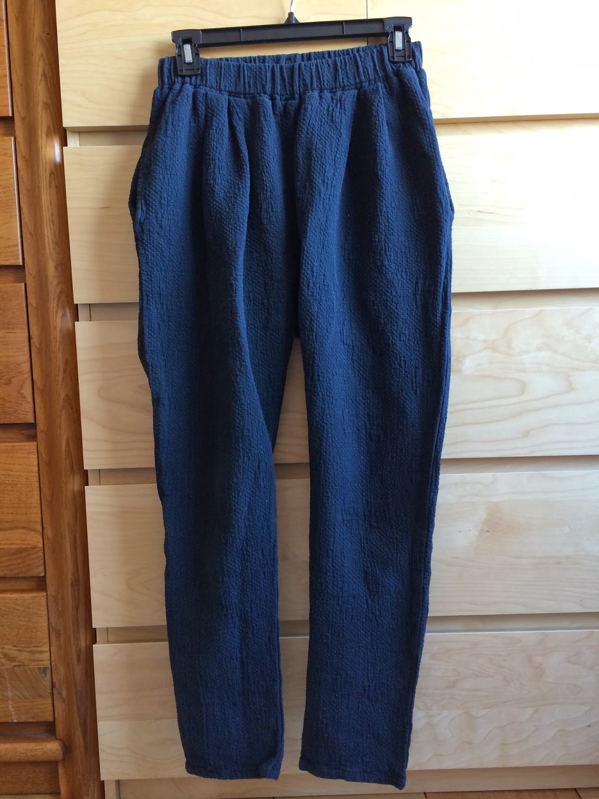 laws of general economy Black Crane Quilt Pants in Black, Size Small