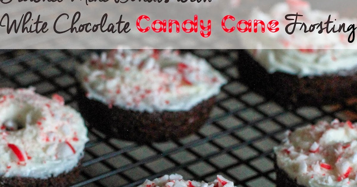 Cooking with Jax Brownie Mini Donut with White Chocolate Candy Cane