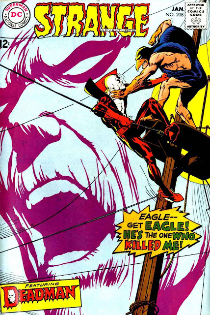 Strange Adventures v1 #208 dc 1960s silver age comic book cover art by Neal Adams Strange Adventures v1 #208 dc 1960s silver age comic book cover art by Neal Adams