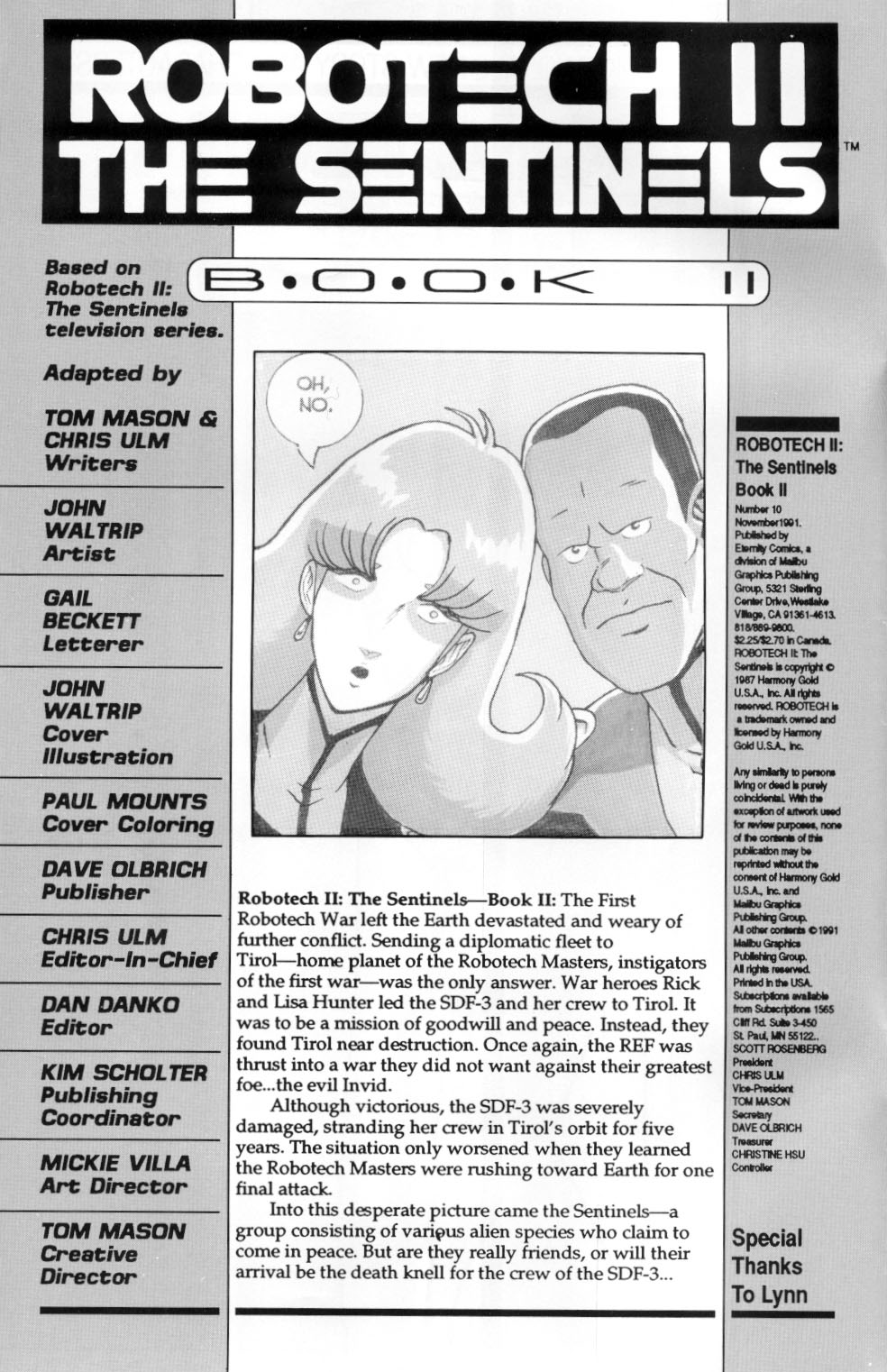 <{ $series->title }} issue Robotech II: The Sentinels Book 2 Issue #10 - Page 2