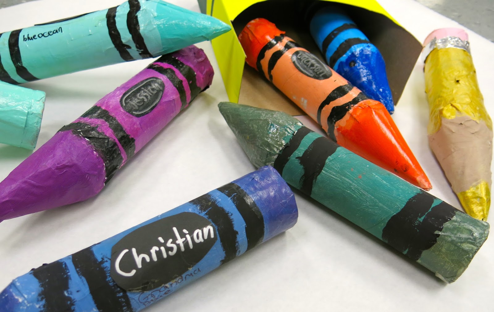 Cassie Stephens In the Art Room Crayon and Pencil Sculptures