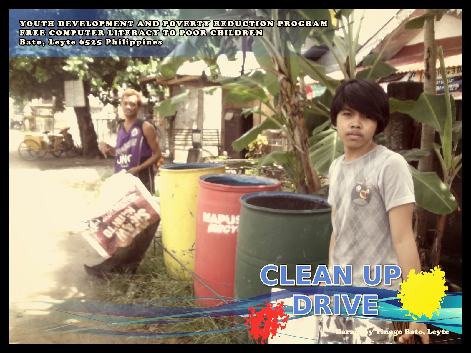 Free Computer Literacy To Poor Children Charity Project Clean Up Drive