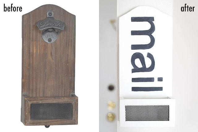 Before & After | From bottle opener to mail organizer