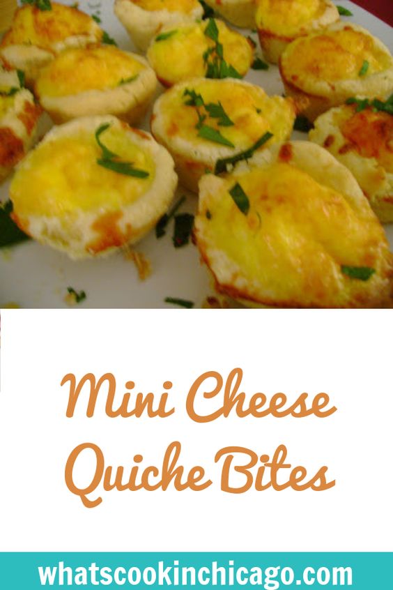 Mini Cheese Quiche Bites | What'sCookin'Chicago?