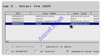 Ultimate Boot CD - select user name