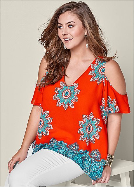 Gorditas Blusas Estampadas Para SeÃ±ora Blusas Estampadas Para