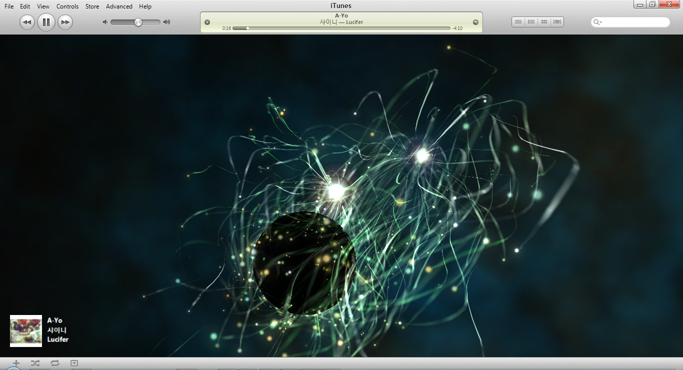 Mesmerized with the ITunes Visualizer [★] Kath's Journey Going one