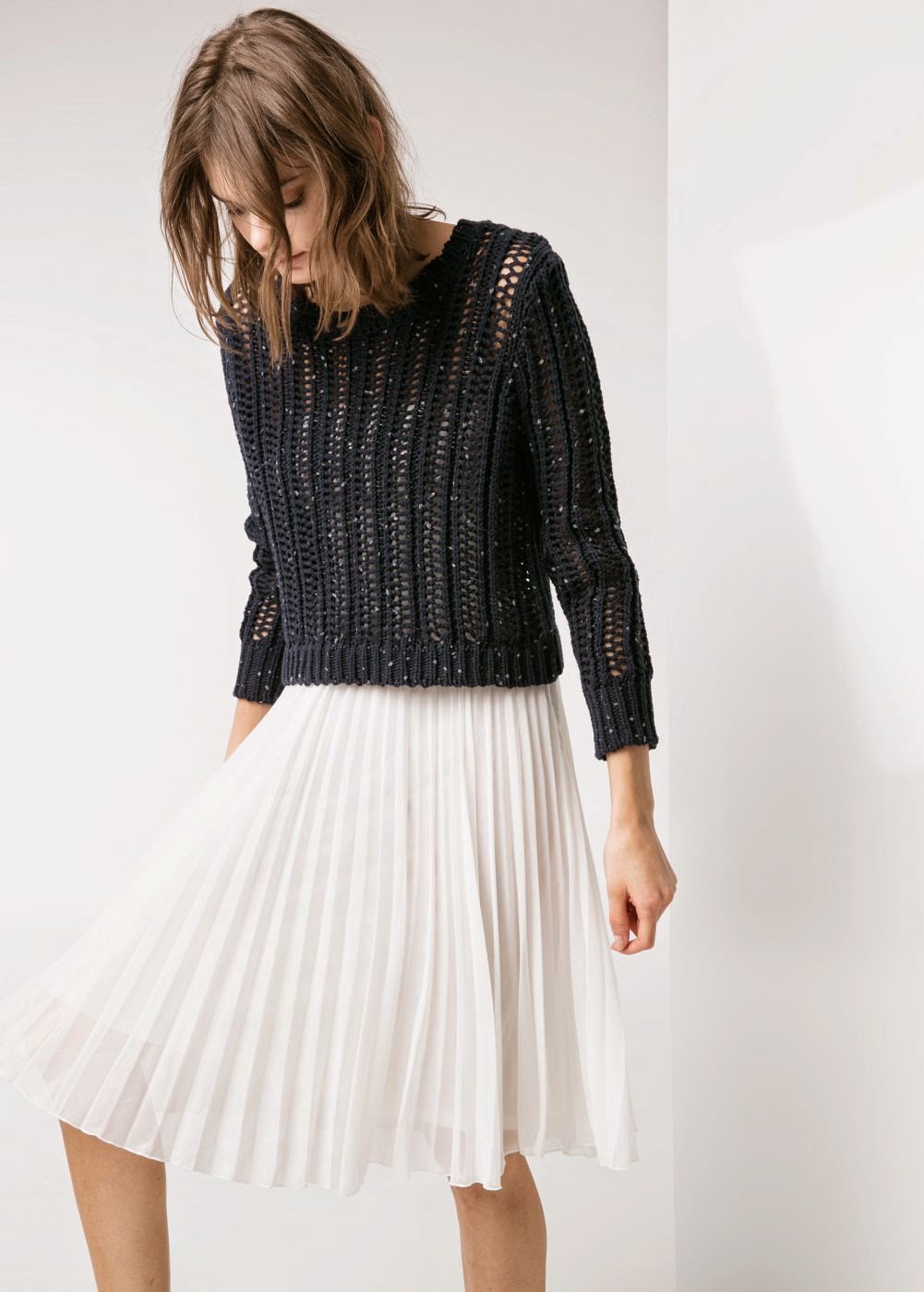 THE DRESS ONE: S?�lection du Jour : Jupe Pliss?�e MANGO