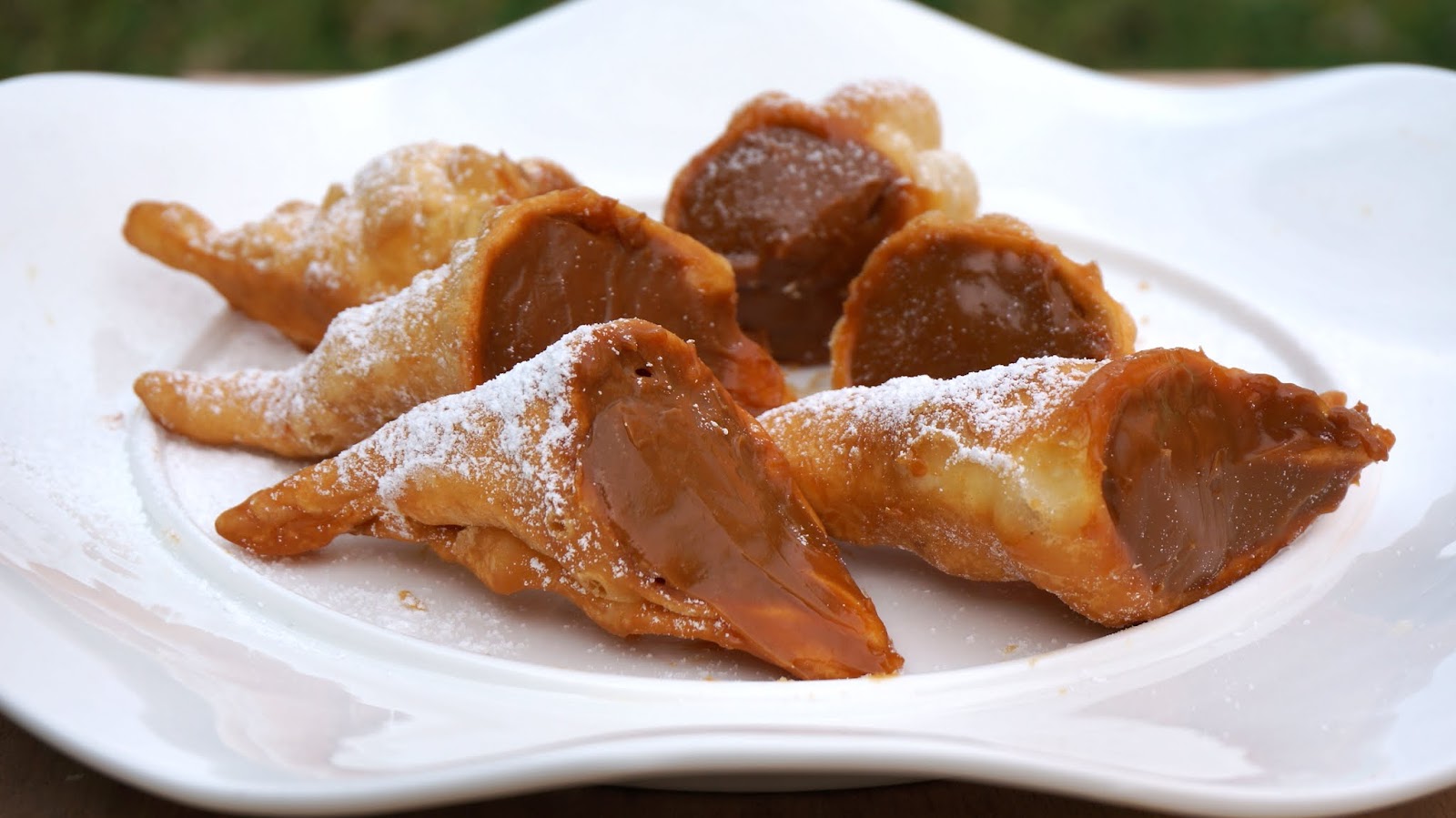 Coscorrones con dulce de leche ~ Pasteles de colores