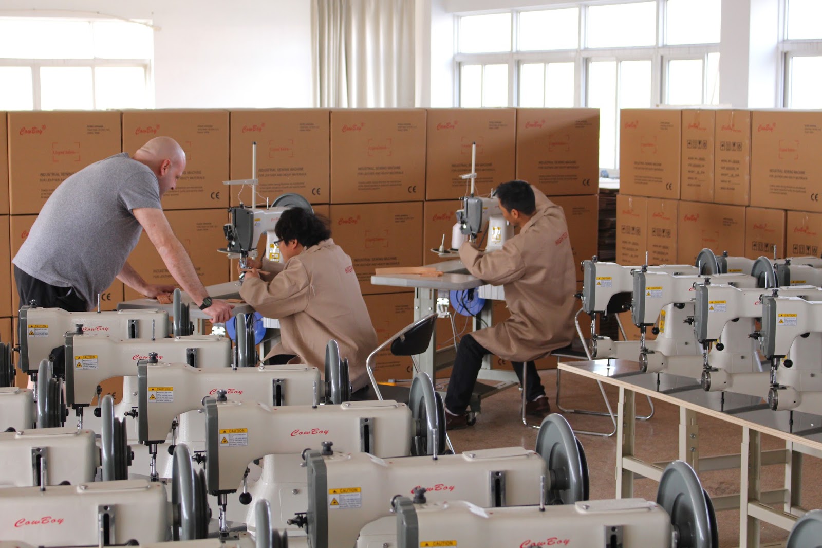 Heavy duty industrial sewing machines Cowboy CB3200 Leather Sewing