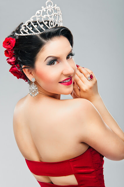 The Classic Pinup Lady In Red Miss International Beauty
