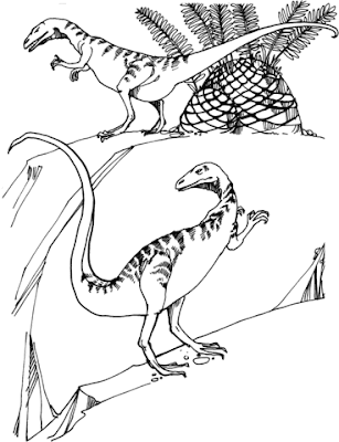 Compsognathus Coloring Pages Compsognathus Coloring Pages