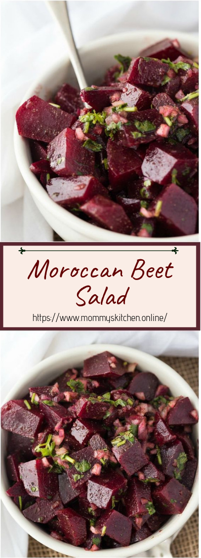 Moroccan Beet Salad #vegan #recipevegetarian 