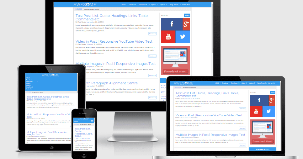 Awesome Inc Blogger Template Download