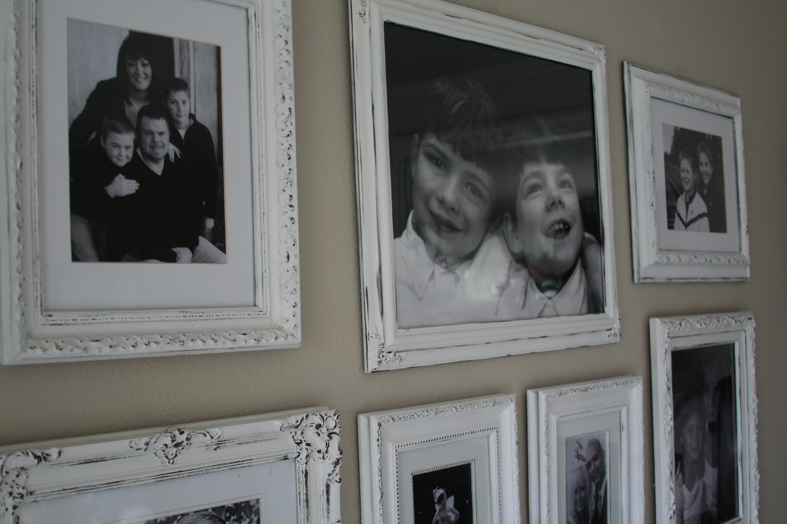 For the love of white Goodwill Frames Transformation