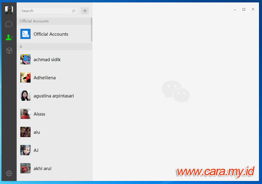 Cara Menggunakan Wechat Di Pc Atau Komputer Kumpulan Tutorial