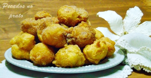 Receita fácil de Sonhos de Natal, simples e fofos