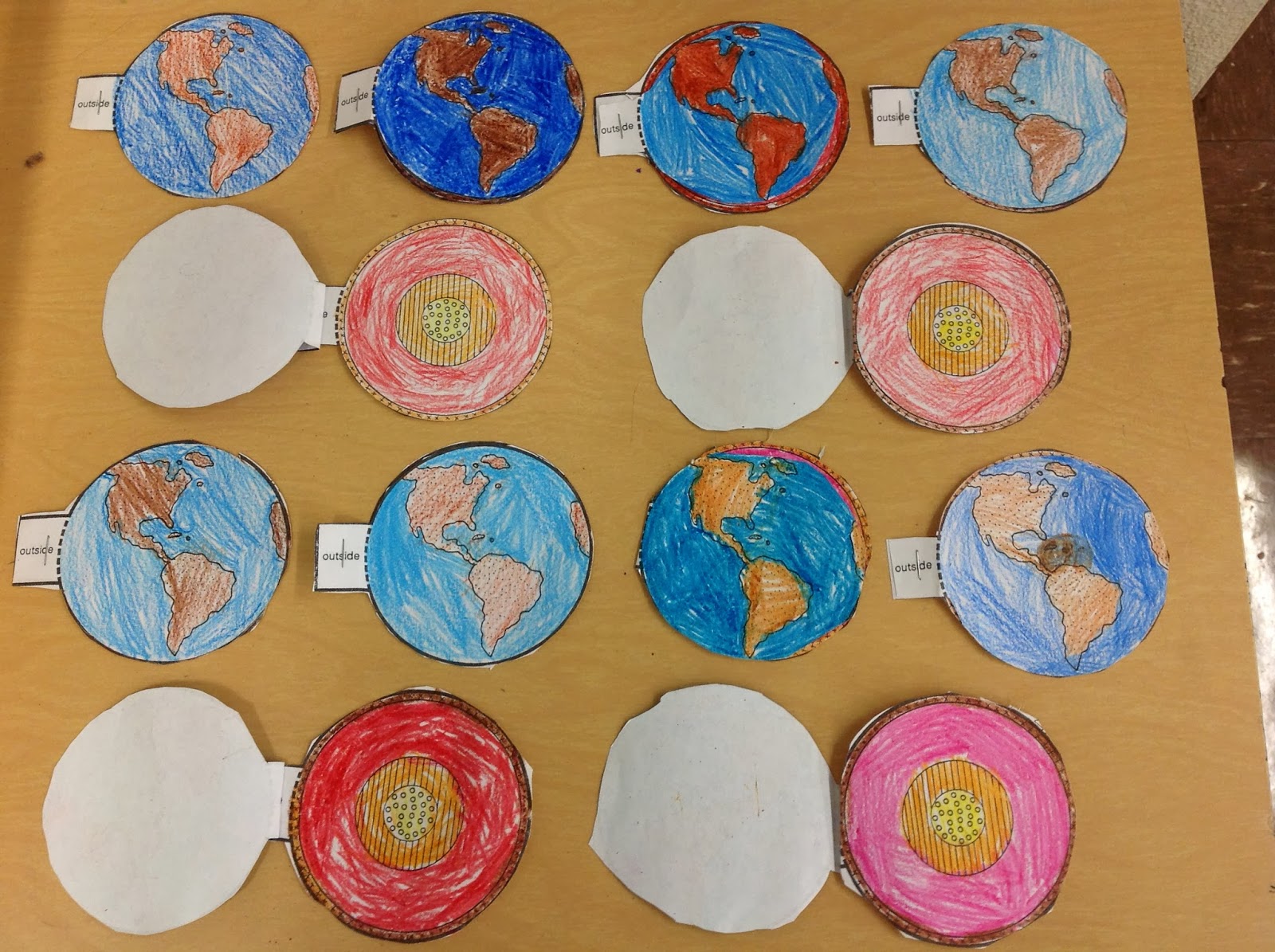 Earth's Layers and Free Form Shapes