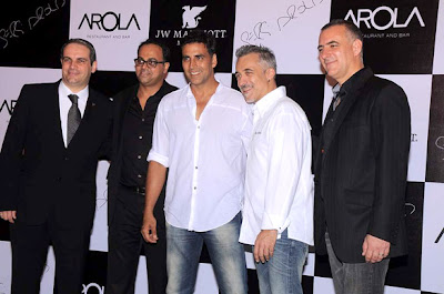 Akshay Kumar Unveil of new 'Arola'  restaurant at J W Marriott