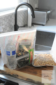 Large and small reusable baggies for lunch and snacks