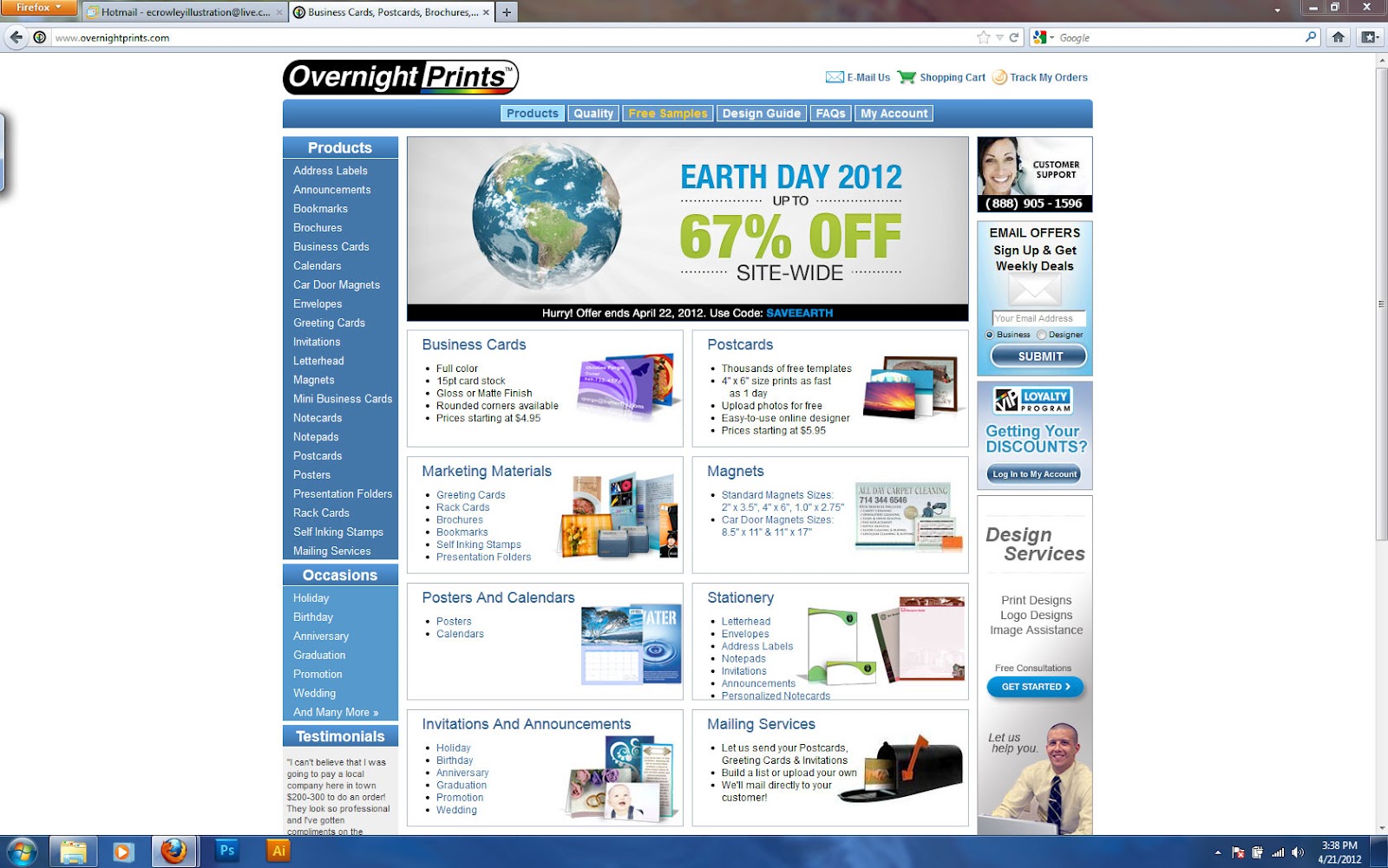 Emily Crowley, Illustrator Overnight Prints Postcards