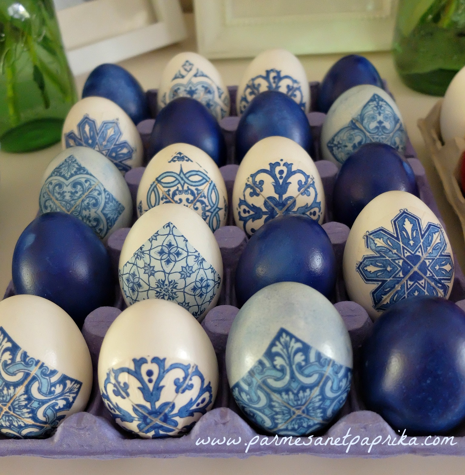 Parmesan et Paprika: Les Oeufs de Pâques, teinture et décoration