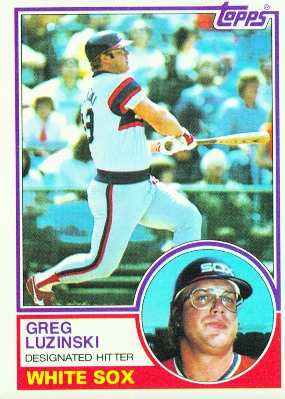 1983 Topps Blog: #310 Greg Luzinski - Chicago White Sox