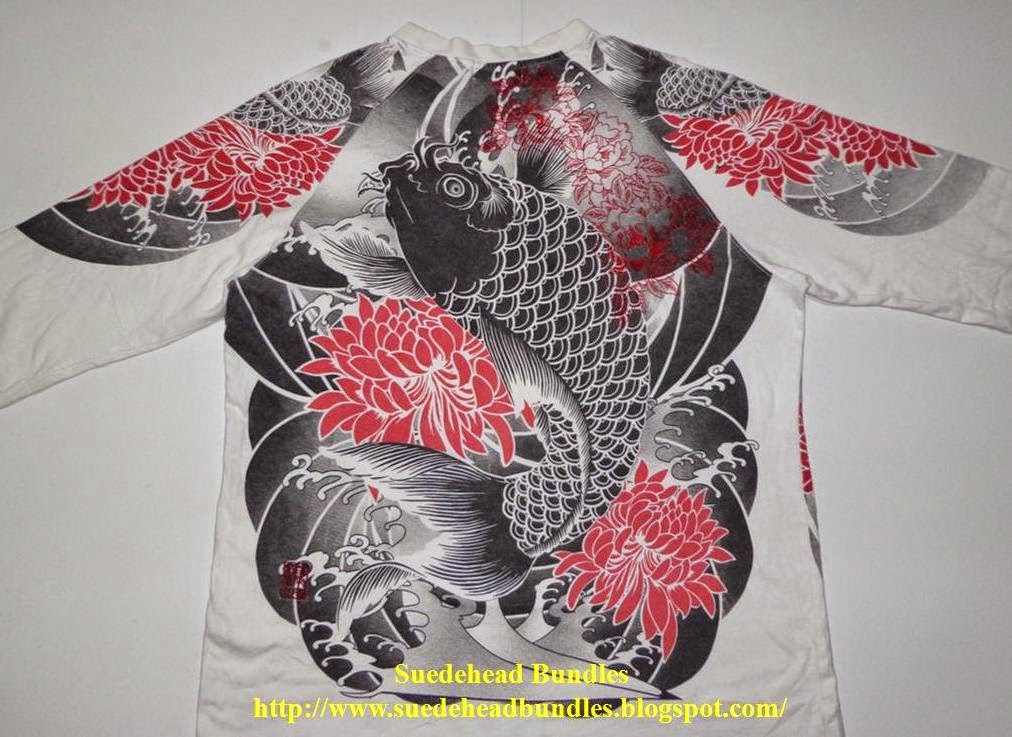 Suedeheadbundles Sukajan Karakuri Tamashii Ikan Koi