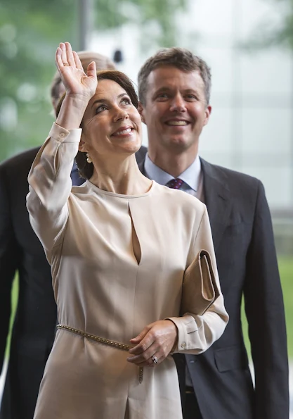 Crown Prince Frederik and Crown Princess Mary of Denmark attends the opening ceremony of the business delegation’s programme with 450 Danish and German guests including company leaders and decision-makers at the Loewenbraukeller