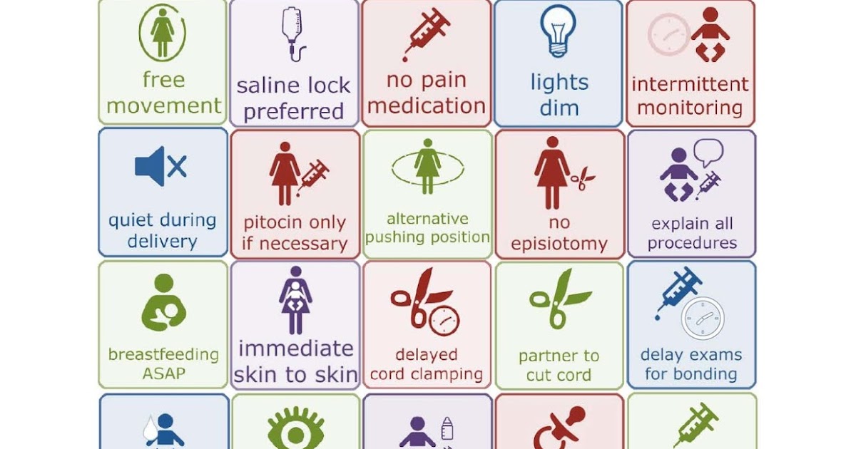 prego to legos birth preferences round 2 birth plan icon