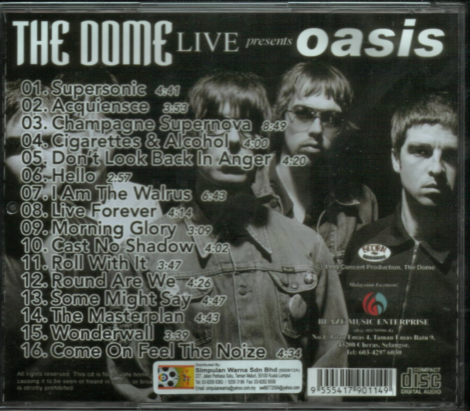 Oasis Bootlegs From Fuckuoka: Legendary Live Shows / Earls Court 95