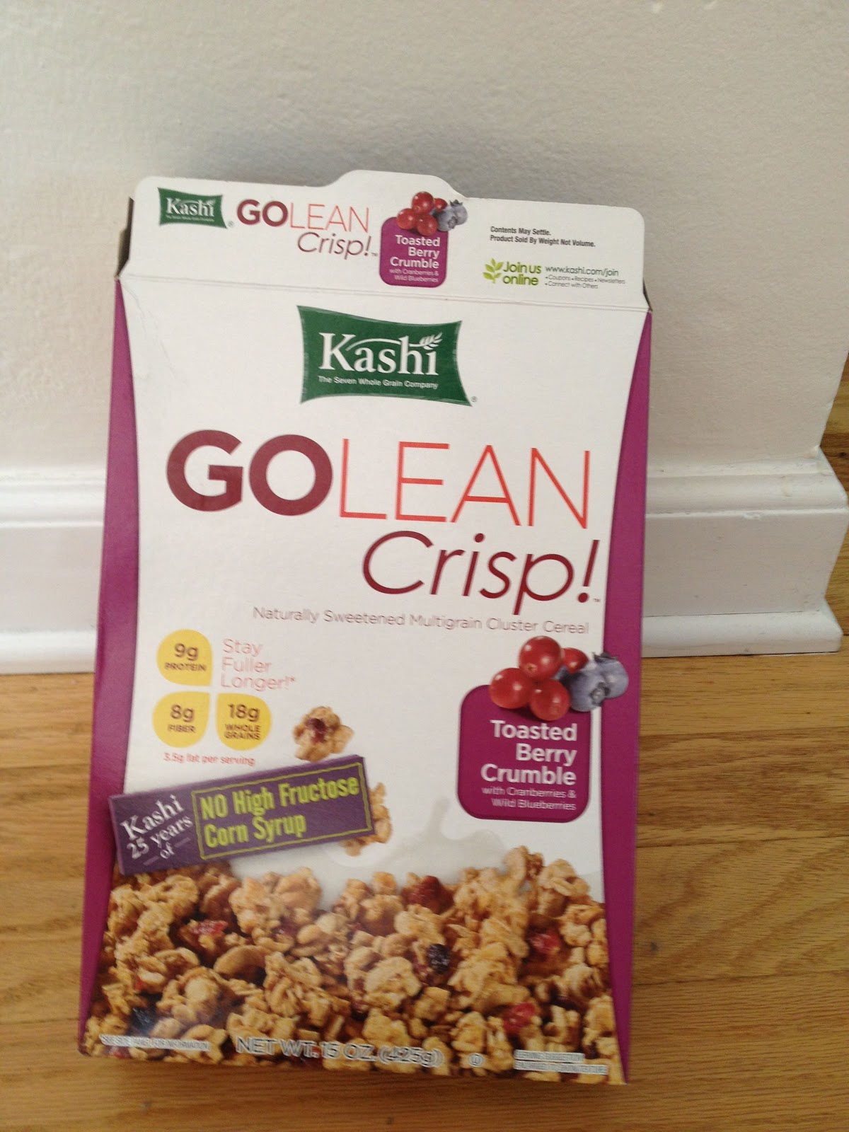 The Cereal Cellar: Kashi GoLean Crisp! Toasted Berry Crumble