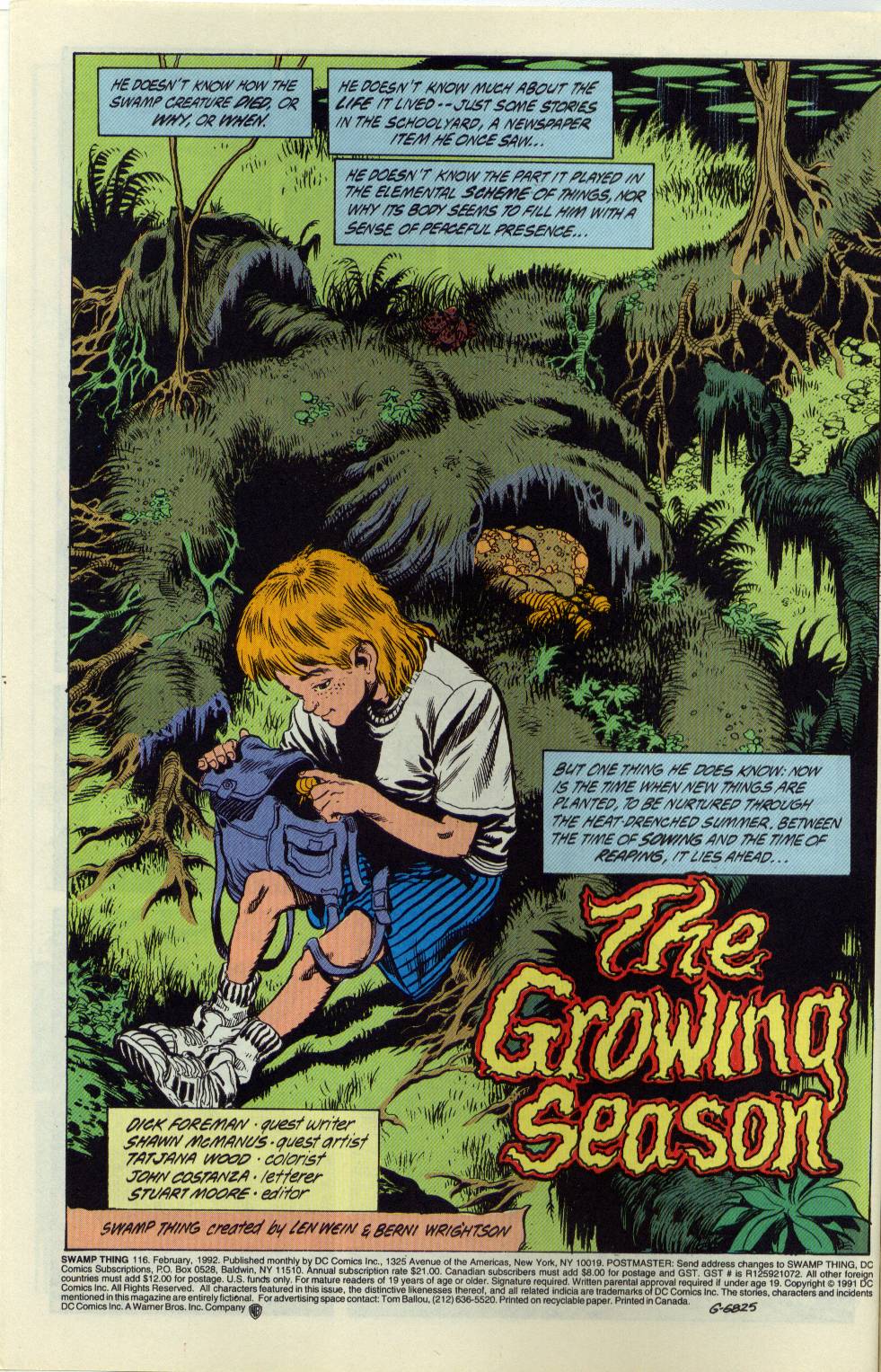 Read online Swamp Thing (1982) comic -  Issue #116 - 3