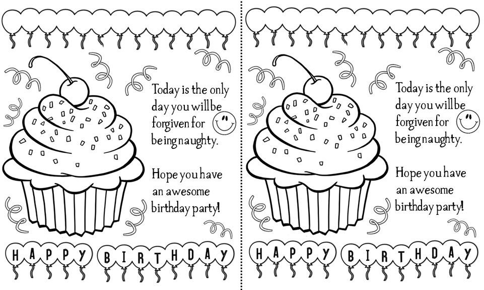 Printable Teacher Birthday Cards