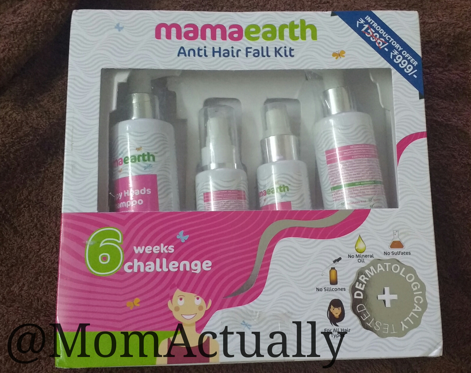 mamaearth anti hair fall kit