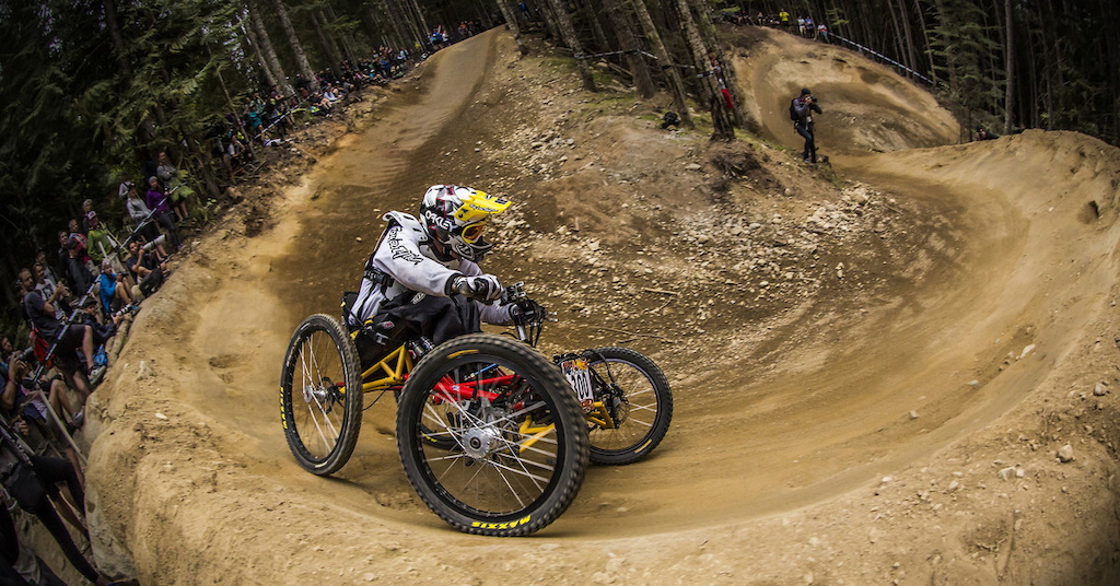 Just A Car Guy: Fastest downhill wheelchair you'll ever see, Stacy Kohut's mountain biking 4 wheeler